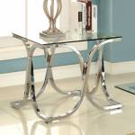 LUXA END TABLE 10Mm Beveled Tempered Glass Top
